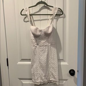Guess White Lace Dress